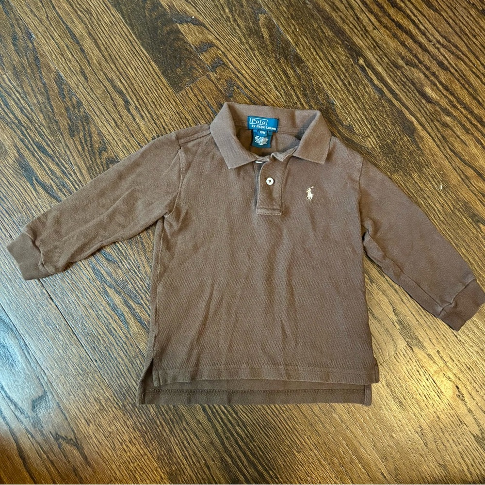 Ralph Lauren Kids Brown Polo Shirt